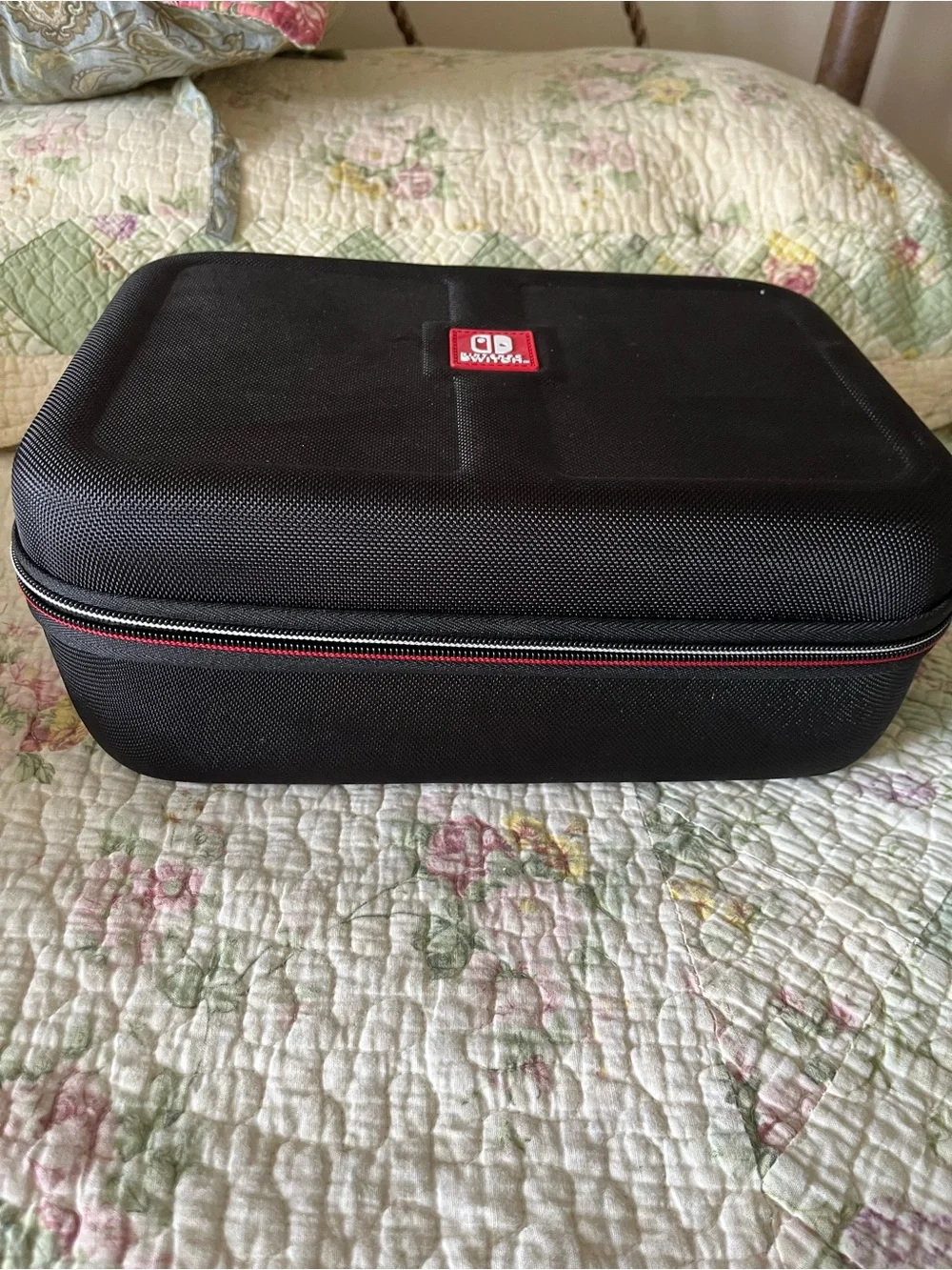 Nintendo Black Carry Case with Red Logo